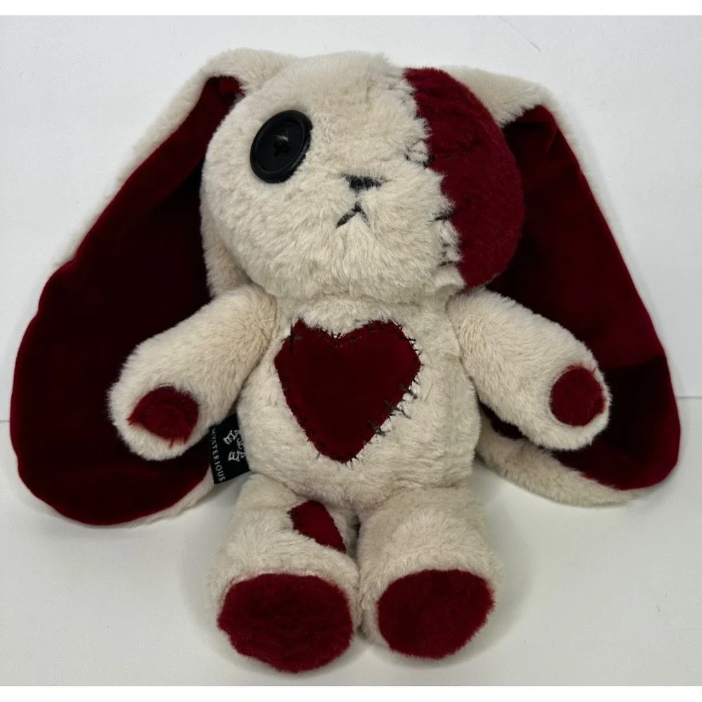 Plushie Dreadfuls Love Red Heart Rabbit Super Soft Goth Plush